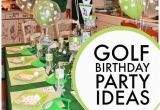 Golf themed Birthday Party Decorations Golf themed 6th Birthday Boy Party Spaceships and Laser