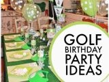 Golf themed Birthday Party Decorations Golf themed 6th Birthday Boy Party Spaceships and Laser