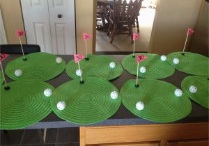Golf themed Birthday Party Decorations Golf themed Birthday Party these Center Pieces Were Made