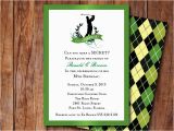 Golf themed Birthday Party Invitations Golf themed Invitation