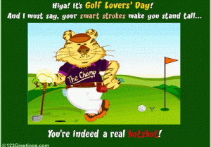 Golfing Birthday Cards Free Online Golf Lovers 39 Day Free Golf Lovers 39 Day Ecards Greeting