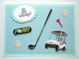 Golfing Birthday Cards Golf Birthday Greeting Card Golfing Golf by