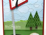 Golfing Birthday Cards Ros Davidson Independent Stampin 39 Up Demonstrator