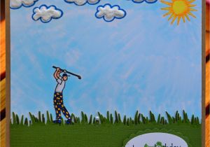 Golfing Birthday Cards Teadub Design Golf Birthday Card