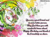Good Birthday Cards for Friends Good Friendship Birthday Quotes Quotesgram