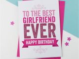 Good Birthday Cards for Girlfriend Birthday Card for Girlfriend by A is for Alphabet