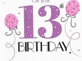 Granddaughter 13th Birthday Card Icg Sister 70th Birthday Card Big Pink Purple Lilac