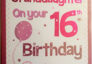 Granddaughter 16th Birthday Cards Granddaughter 16th Birthday Card Ebay