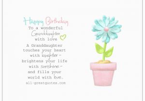 Granddaughter 1st Birthday Card Verses Happy Birthday Granddaughter Poems Verses Wishes