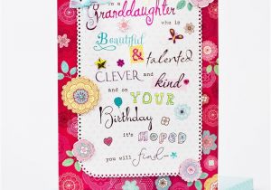 Granddaughter Birthday Card Images Boxed Birthday Card Beautiful Granddaughter Only 1 99