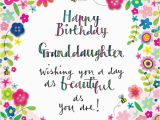 Granddaughter Birthday Card Images Press8 Granddaughter Happy Birthday Floral Relations