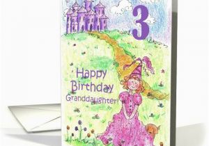 Granddaughter Birthday Cards for Facebook Happy 3rd Birthday Granddaughter Princess Castle