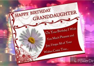 Granddaughter Birthday Cards for Facebook Happy Birthday Granddaughter 39 Youtube