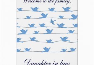 Granddaughter In Law Birthday Card Welcome to the Family Daughter In Law Greeting Card Zazzle