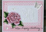 Grandma 90th Birthday Card Happy 90th Birthday Grandma