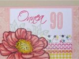 Grandma 90th Birthday Card Invisiblepinkcards Happy 90th Grandma