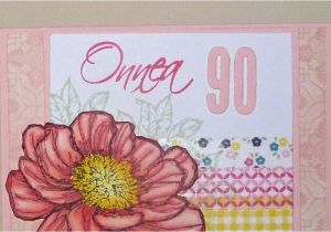 Grandma 90th Birthday Card Invisiblepinkcards Happy 90th Grandma