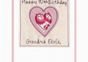 Grandma 90th Birthday Card Personalised Grandma Birthday Card by Milly and Pip