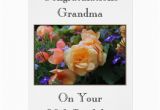 Grandma 90th Birthday Card Pretty Flowers Grandma 90th Birthday Card Zazzle