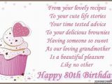 Grandma Birthday Card Sayings 80th Birthday Wishes Wishesmessages Com
