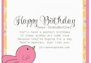 Grandma Birthday Card Sayings Happy Birthday Dear Grandmother Free Grandma Birthday Card