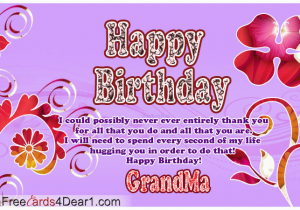 Grandma Birthday Card Sayings Happy Birthday Grandmother Quotes Quotesgram