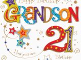 Grandson Birthday Wishes Greeting Cards Grandson 21st Birthday Greeting Card Cards