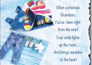 Grandson First Birthday Card Grandson 1st Birthday Greeting Cards by Loving Words