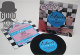 Grease Birthday Invitations Funky Invitation Good Letter Press