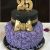 Great Birthday Gifts for A 25 Year Old Female Purple Cake Rose Cake Gold Bow 25 Years Old Birthday