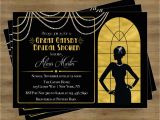 Great Gatsby Birthday Card Great Gatsby Invitation Gatsby Bridal Shower Invitation