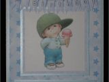 Great Grandson 1st Birthday Card Delphinoid 39 S Cards and Craft 1st Birthday Great Grandson