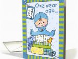 Great Grandson 1st Birthday Card Great Grandson 39 S First Birthday Baby Boy and Gifts Card
