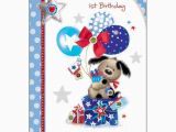 Great Grandson 1st Birthday Card Special Grandson 39 S 1st Birthday Card Karenza Paperie