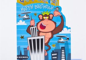 Great Grandson Birthday Cards Birthday Card Great Grandson Gorilla Only 89p