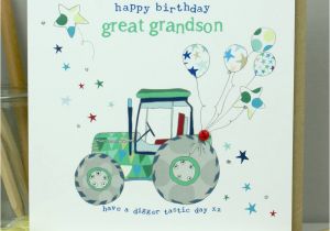 Great Grandson Birthday Cards Great Grandson Birthday Card by Molly Mae