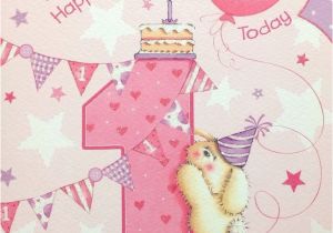 Great Niece Birthday Card Great Niece Age 1 1st Birthday Card Short Verse