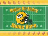 Green Bay Birthday Cards Free Custom Sports Birthday Card Green Bay Packers