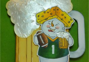 Green Bay Birthday Cards the Cricut Bug Packer Beer Card