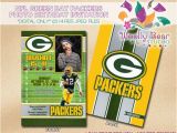 Green Bay Packers Birthday Invitations Printable Nfl Green Bay Packers Birthday Invitation by