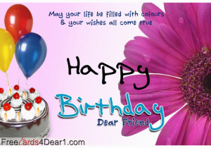 Greeting Card for Birthday Of Friend Birthday Greeting Card for A Friend Greeting Cards