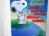 Greeting Card Universe Online Birthday Card Peanuts Over Sized Cards Collectpeanuts Com