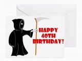 Grim Reaper Birthday Card Grim Reaper 40th Birthday Cards Pk Of 10 by Rustbeltpop