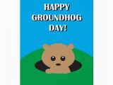 Groundhog Day Birthday Card Groundhog Day Greeting Card Zazzle