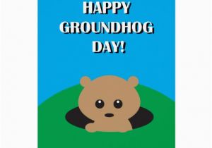 Groundhog Day Birthday Card Groundhog Day Greeting Card Zazzle