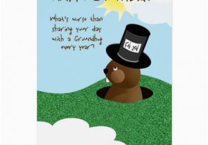 Groundhog Day Birthday Card Happy Birthday Groundhog Day Feb 2nd Card Zazzle