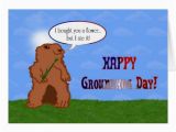 Groundhog Day Birthday Card Happy Groundhog Day Groundhog 39 S Day Spring Card Zazzle