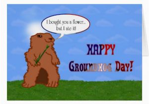 Groundhog Day Birthday Card Happy Groundhog Day Groundhog 39 S Day Spring Card Zazzle