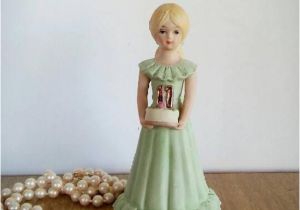 Growing Up Birthday Girls Bride Items Similar to Vintage Enesco Figurine Birthday Enesco