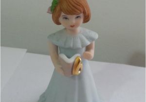 Growing Up Birthday Girls Figurines Vintage Growing Up Birthday Girls Figurine Collectible 1982